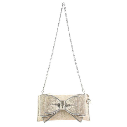 Mary Frances Accessories - Fancy Bow Crossbody Clutch