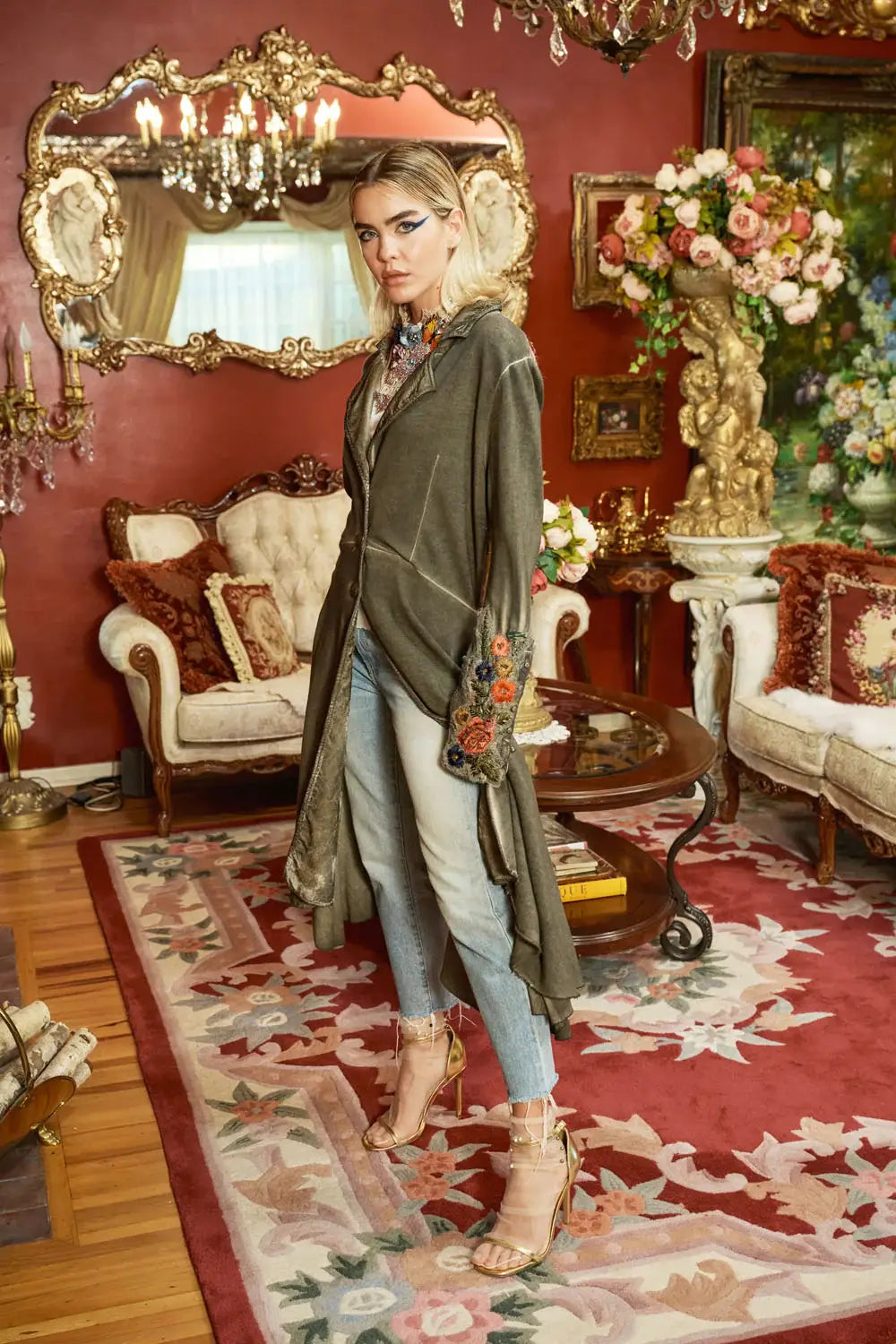 Aratta - The Heart of Autumn Coat: Vintage Ash / S