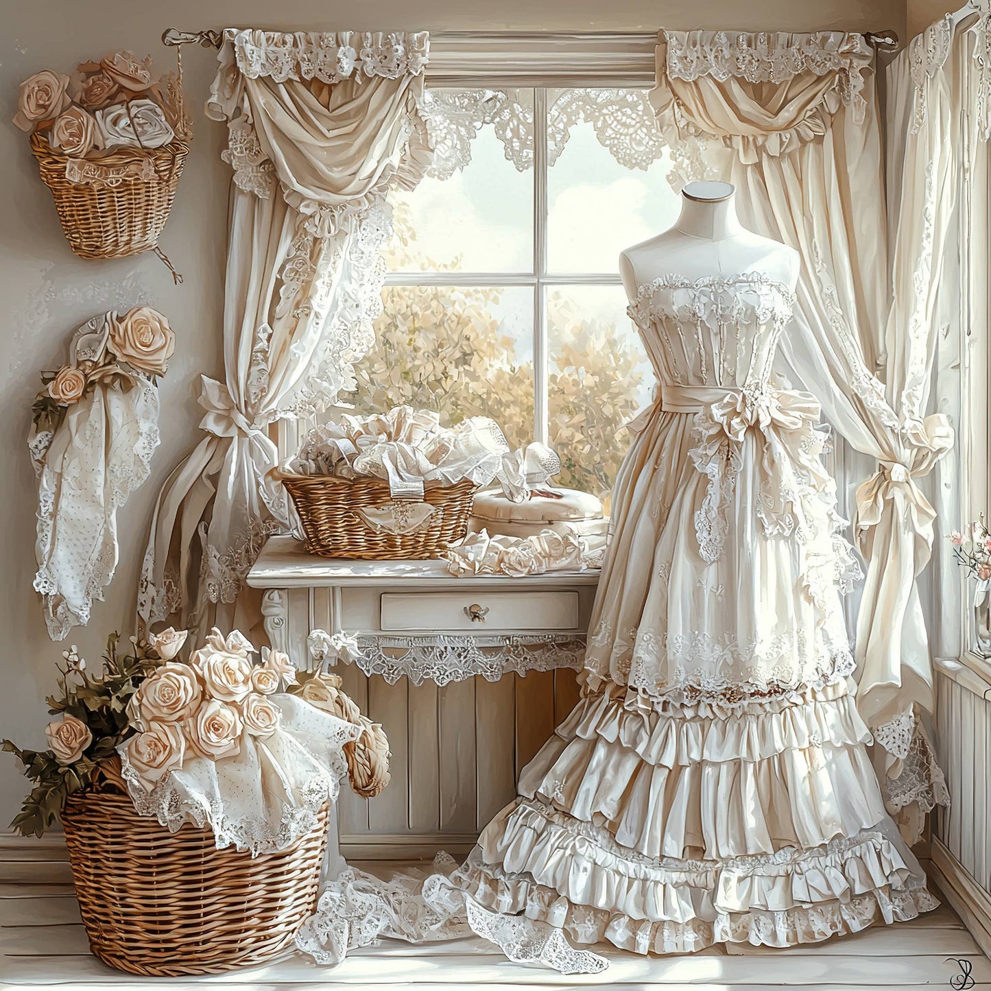 MOMENTS IN THYME - Victorian Bridal Cards