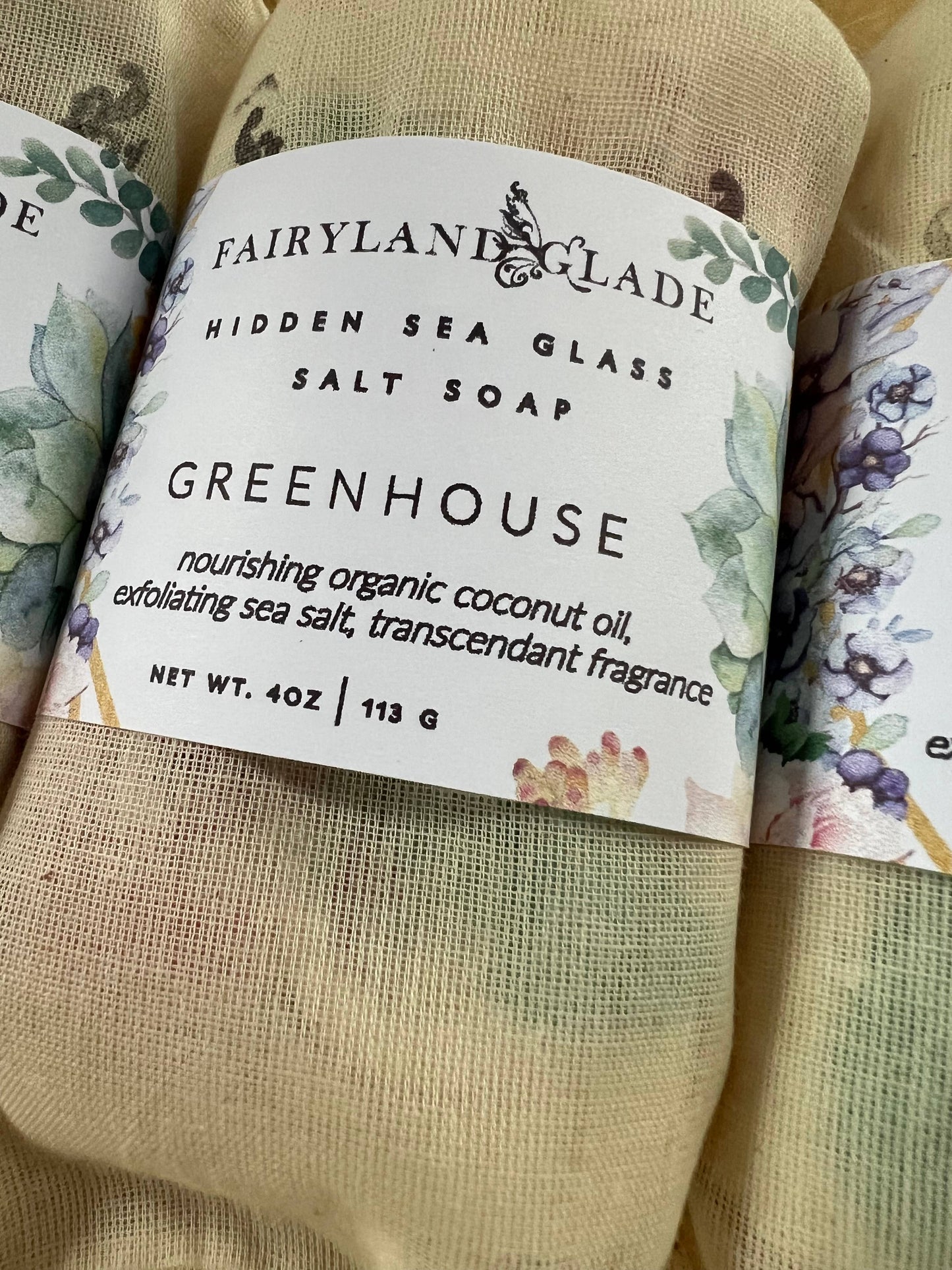 Fairyland Glade - Greenhouse Hidden Sea Glass Sea Salt Soap