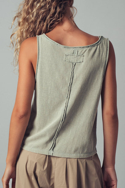 Urban Daizy - Coastal Cool Sleeveless Tank Top