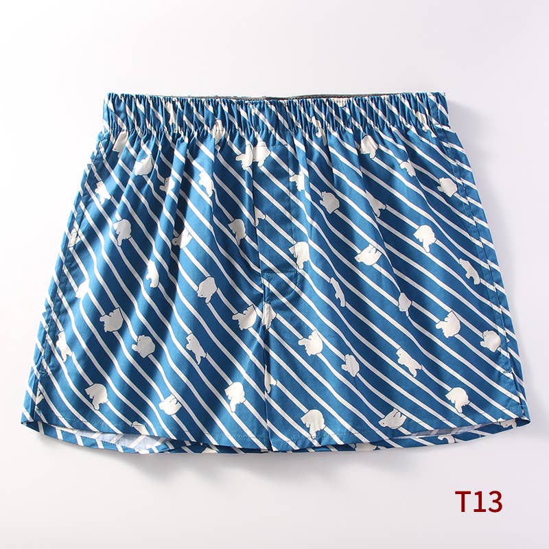 Rosa Clothing - Lobster & Pickles printed cotton casual boxer short