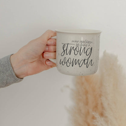 Gia Roma - Neutral Coffee Bar Decor, Ceramic Coffee Mugs With Quotes: Probably Wine