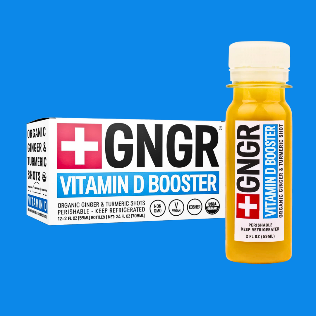GNGR Labs - Vitamin D Booster Ginger Shot: Immunity Energy Mood Boost