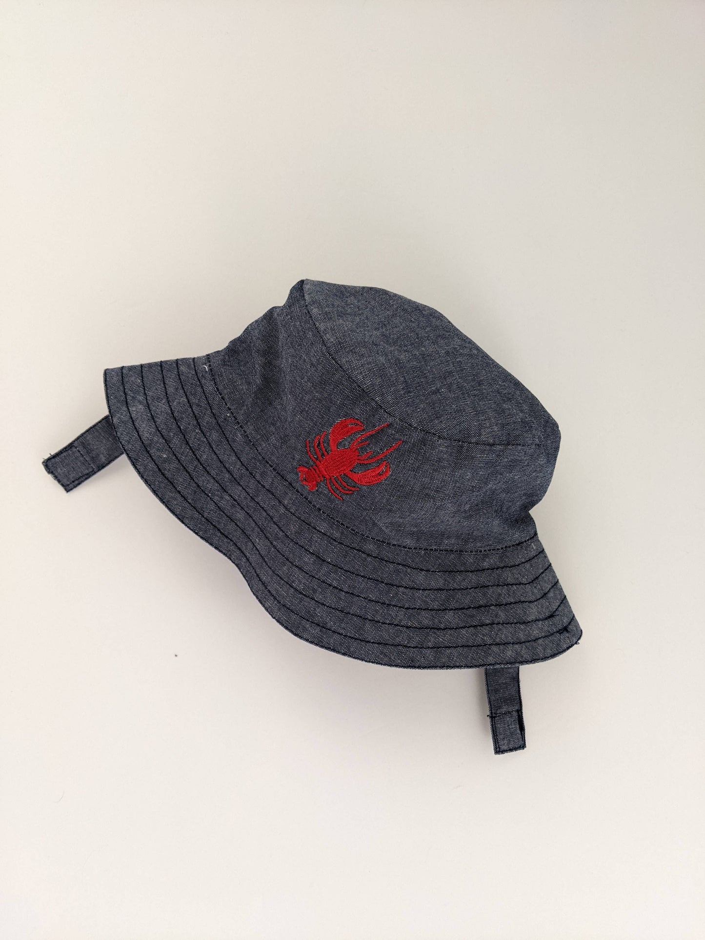 Huggalugs - Lobster Chambray Bucket Hat Baby & Toddler SALE