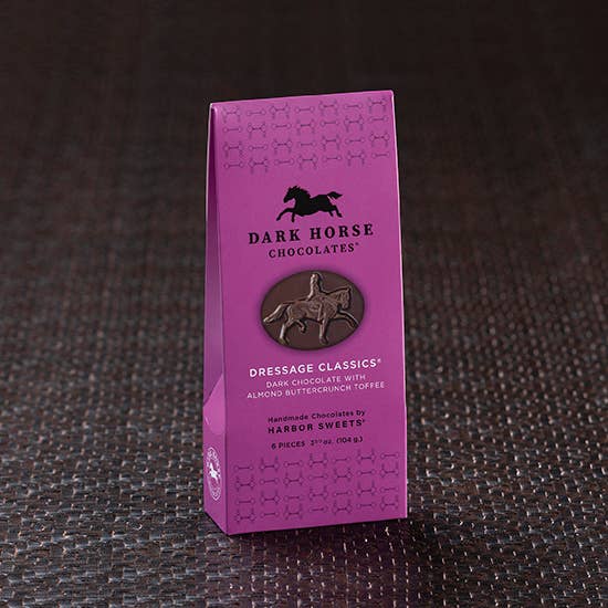 Harbor Sweets Chocolates - Dark Chocolates Dressage Classic buttercrunch Gable Box