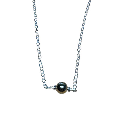 Jackie Gallagher Designs - Handmade Coastal Jewelry - Ball Anklet, Sterling silver 