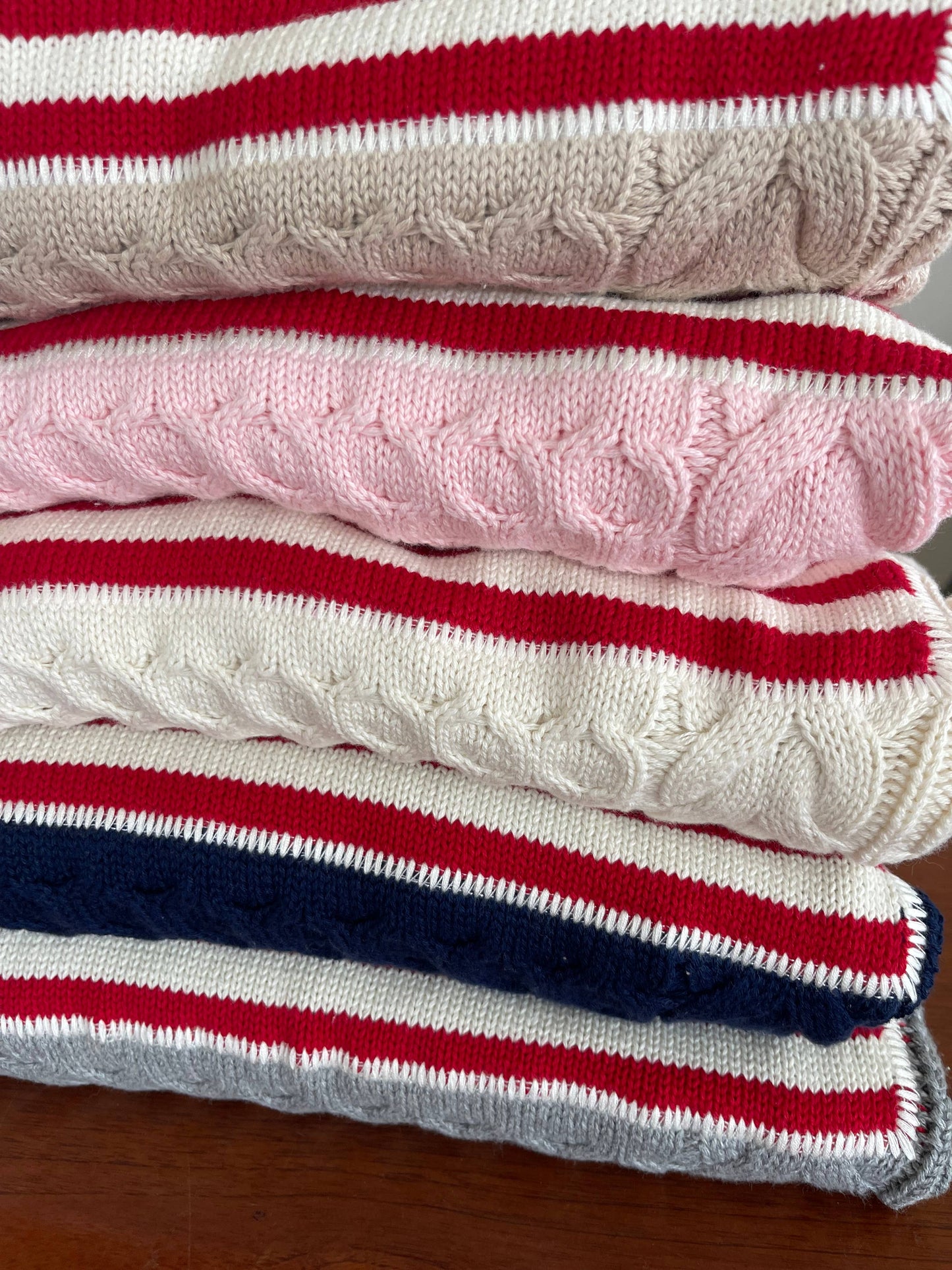 Pink Pineapple - Cable Flag Sweater in 5 colors