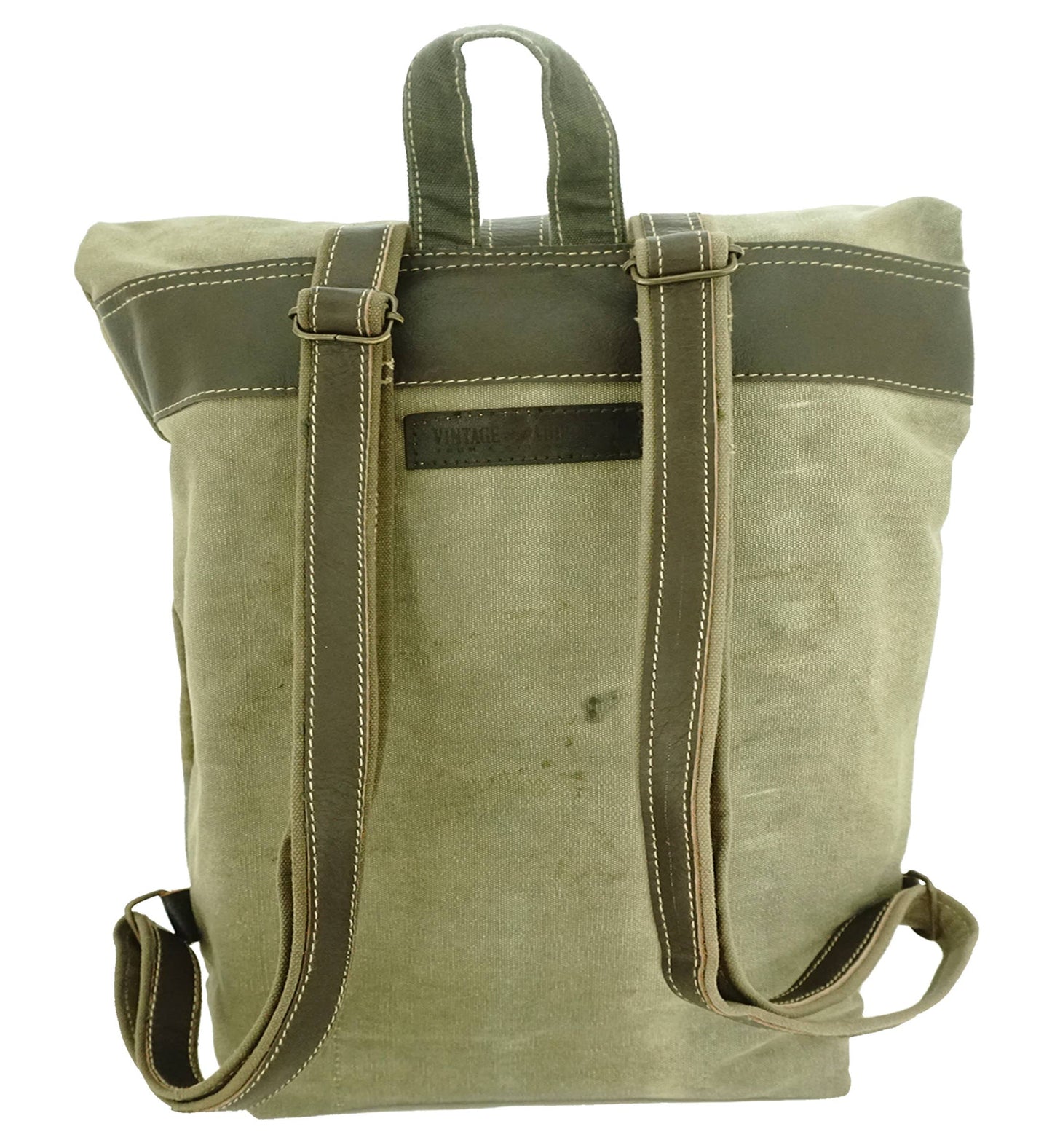 Vintage Addiction - Recycled Military Tent Backpack - US AIR FORCE