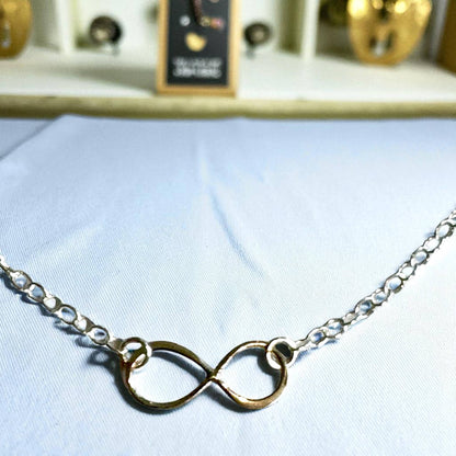 Jackie Gallagher Designs - Handmade Coastal Jewelry - Sterling Silver Infinity Necklace, 18"