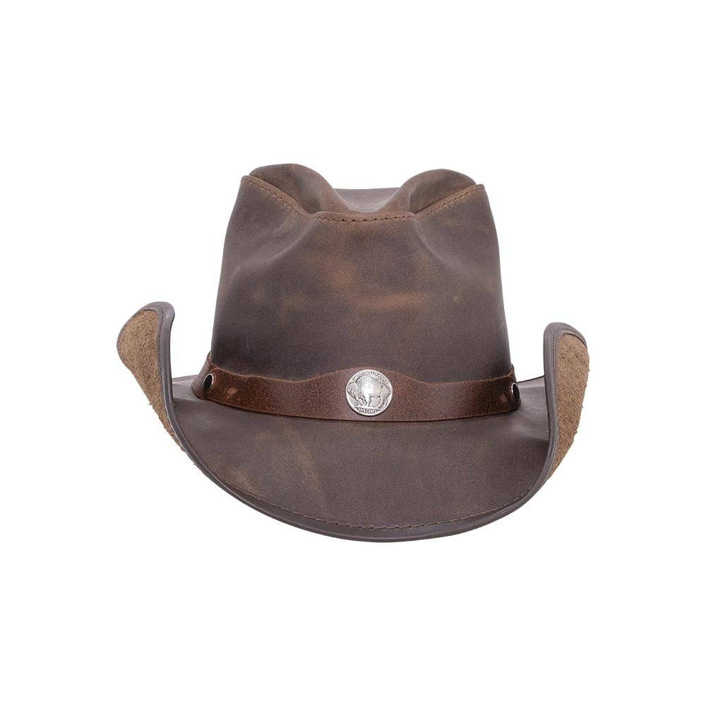 American Hat Makers - Midweight American Leather Western Hat - Style Western