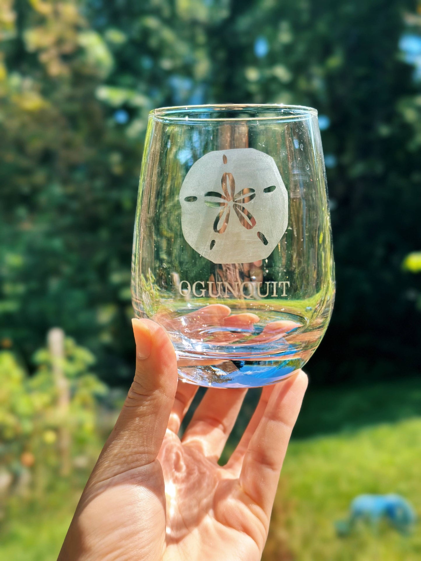 Reclaimed Maine Co. - Etched Glass Custom Writing - Add-On