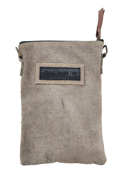 Vintage Addiction - Owe Veterans Recycled Tent Small Crossbody