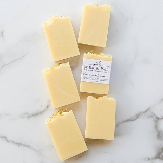 Milk & Pail - Sweetgrass and Dandelion Goat Milk Soap