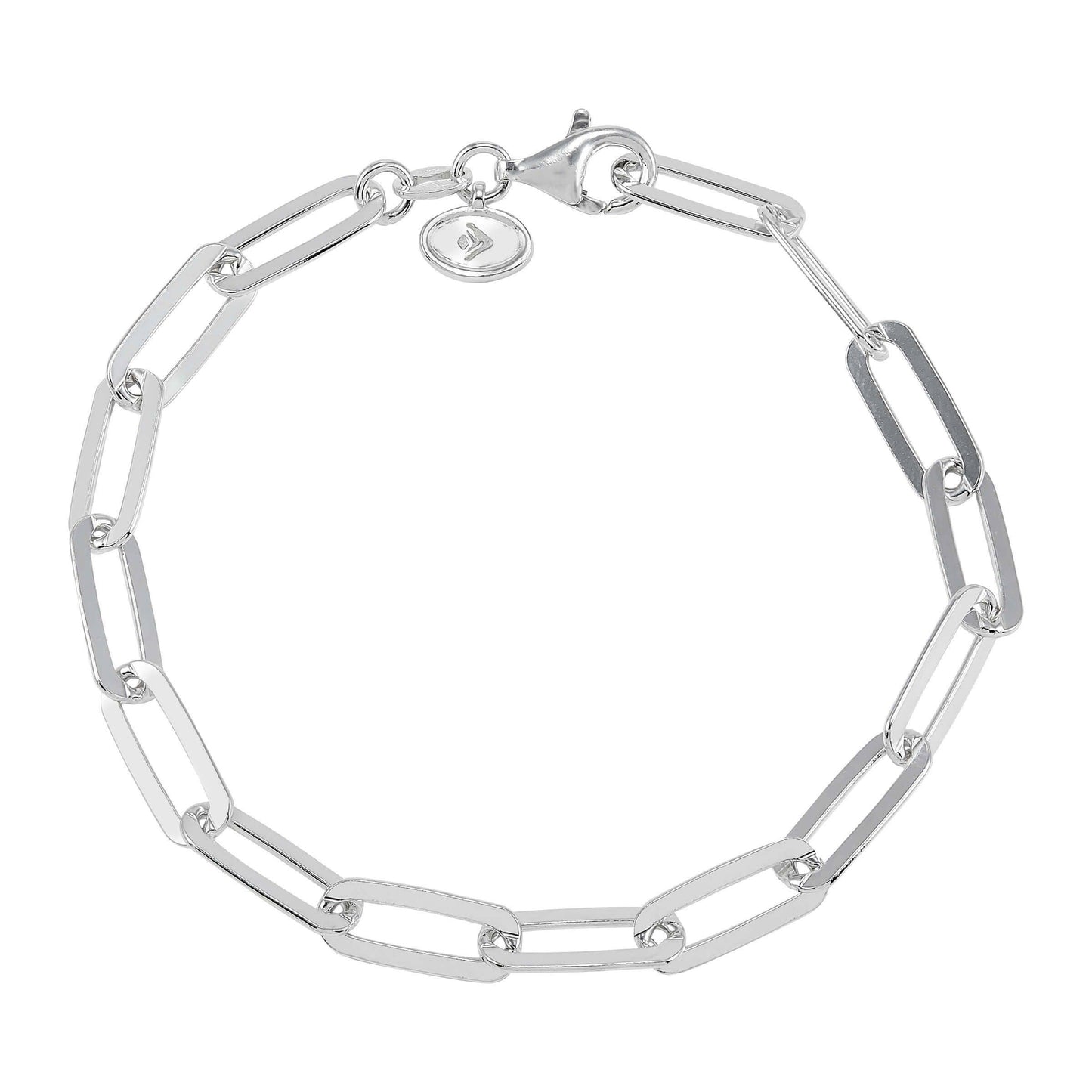 Silpada - Silpada Falling Paperclips Bracelet, Sterling Silver: 7 1/4