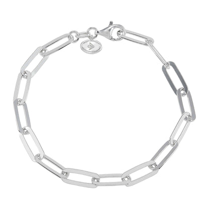 Silpada - Silpada Falling Paperclips Bracelet, Sterling Silver: 7 1/4