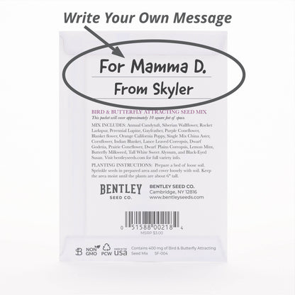 Bentley Seed Co. - Happy Mother's Day - Bird & Butterfly Attracting Mix