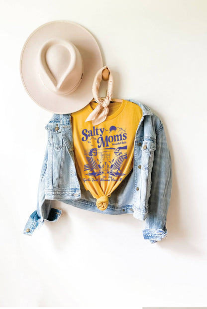 OAT COLLECTIVE - SALTY MOMS BEACH CLUB  Graphic T-shirt