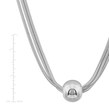 Silpada - Silpada 'Thoreau' Multi-Strand Bead Necklace in Silver