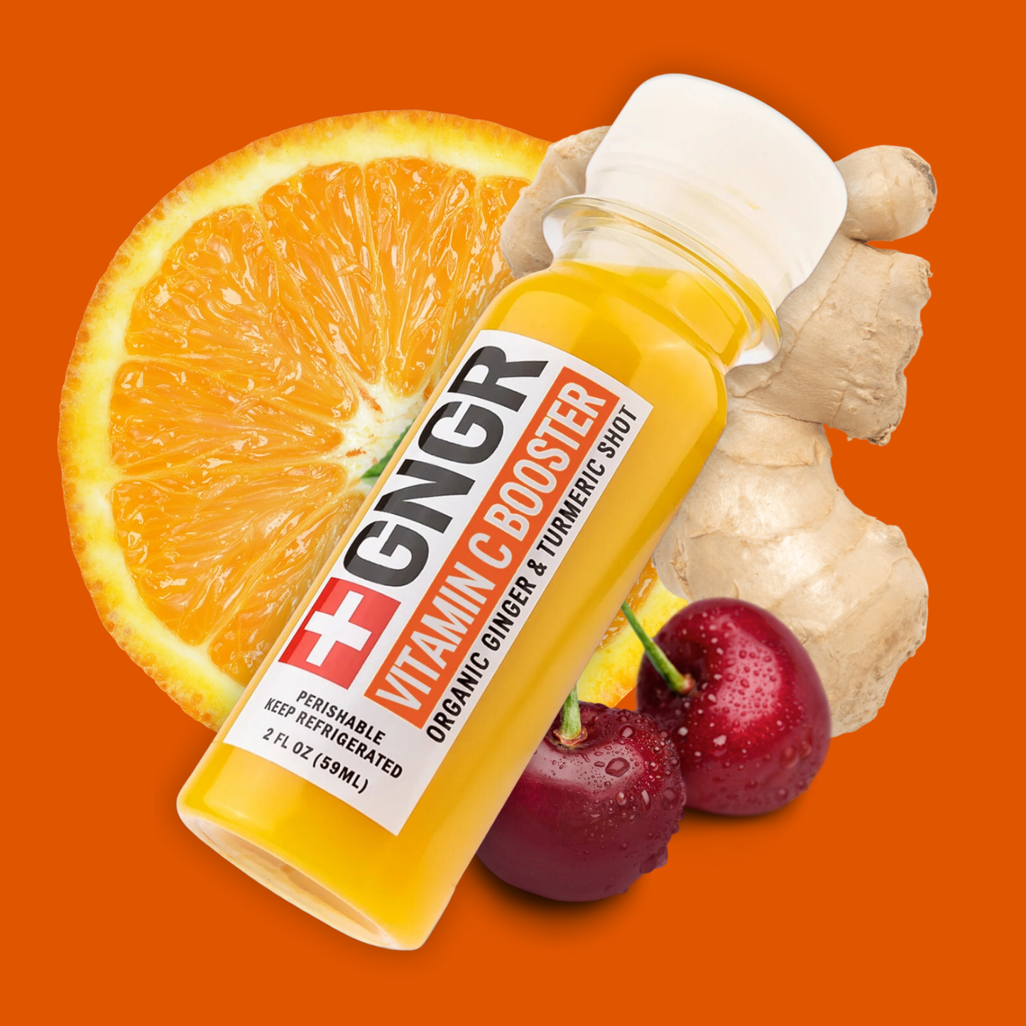 GNGR Labs - Vitamin C Booster Shot: Ginger Shot with Antioxidants