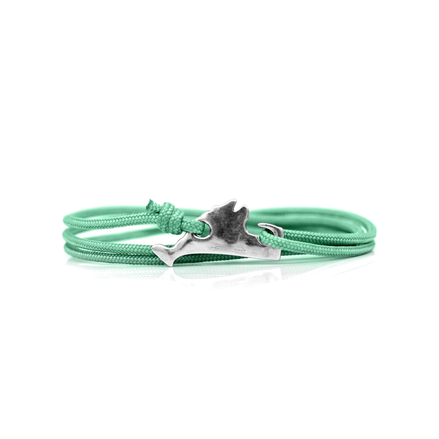 Cape Clasp - Martha's Vineyard Clasp: Silver / Blue Bay