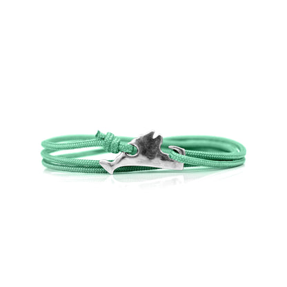 Cape Clasp - Martha's Vineyard Clasp: Silver / Blue Bay
