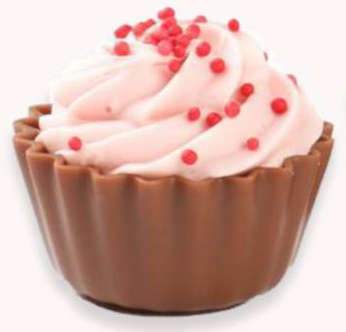 Chocolate Creations USA - Belgian Chocolate Truffles-Cupcake Shape: Salted Caramel