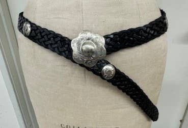 DAIRI - LEATHER BRAIDED BELT