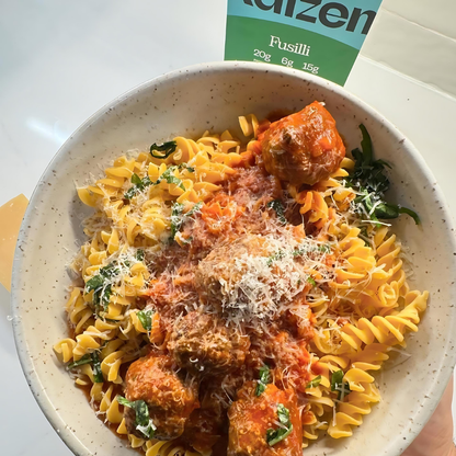 Kaizen Food Company - Fusilli 6g Net Carb High Protein Pasta - Low Carb, Keto