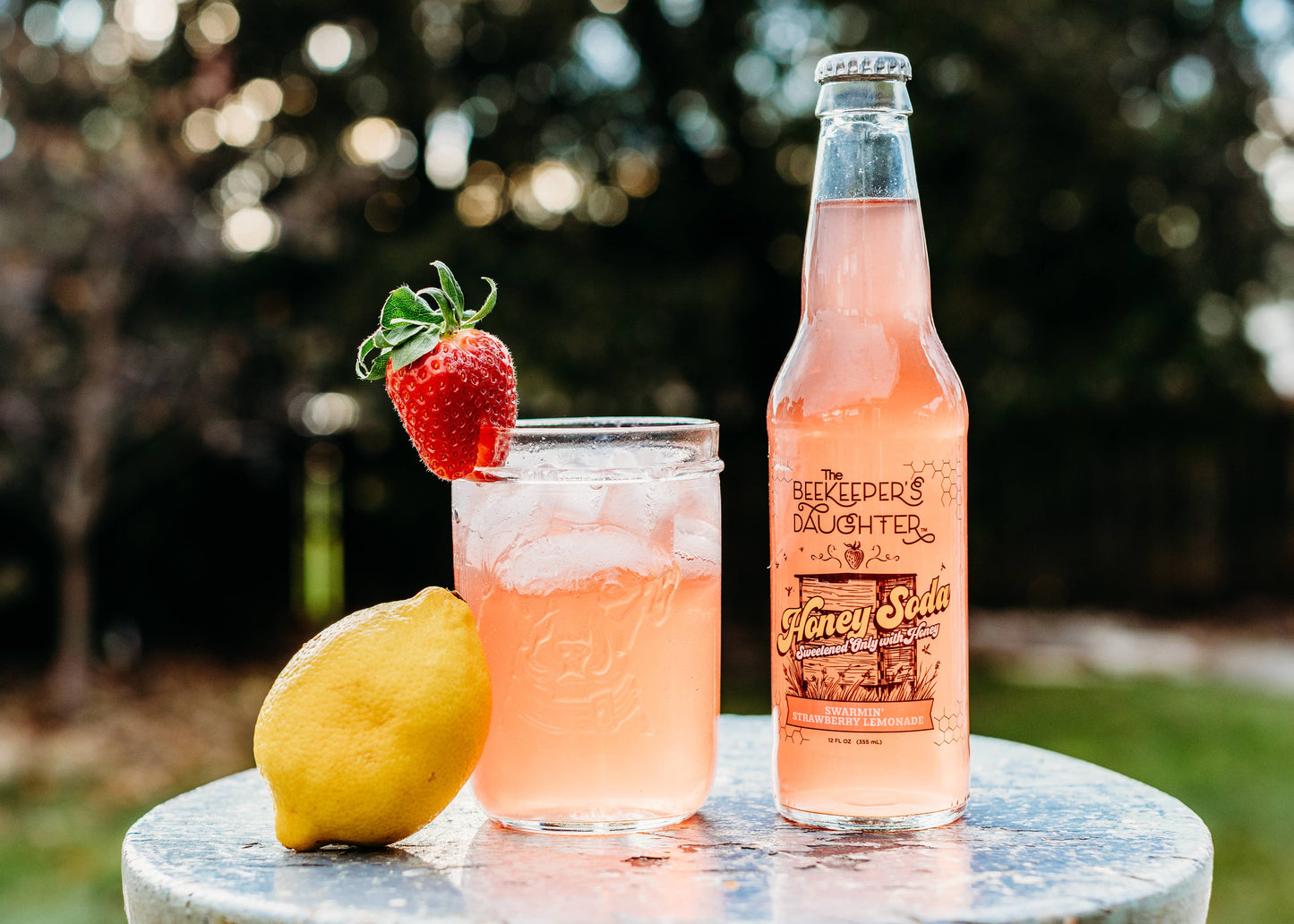 The Beekeeper's Daughter - Honey Soda - Swarmin' Strawberry Lemonade