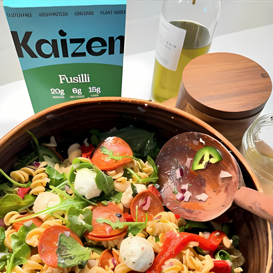 Kaizen Food Company - Fusilli 6g Net Carb High Protein Pasta - Low Carb, Keto