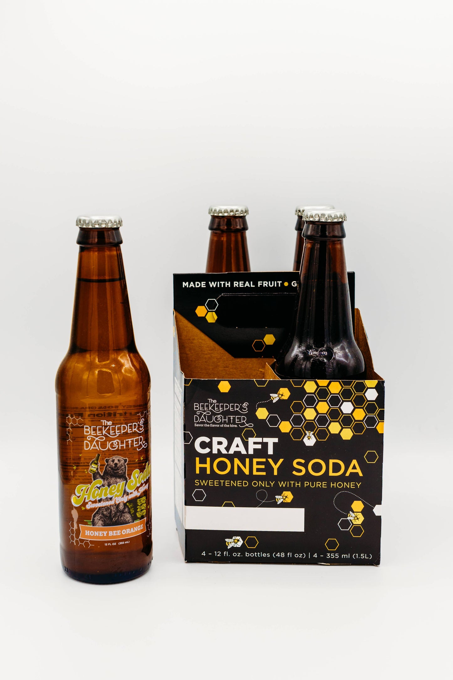 The Beekeeper's Daughter - Craft Honey Soda - Honeybee Orange