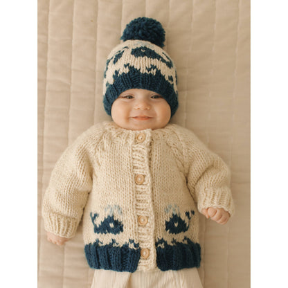 Huggalugs - Whale Cardigan Sweater for Baby & Toddler