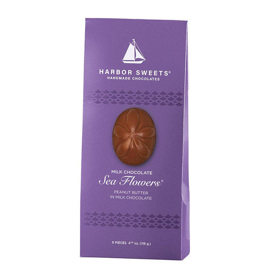 Harbor Sweets Chocolates - Milk Chocolate Sea Flowers Gable Box