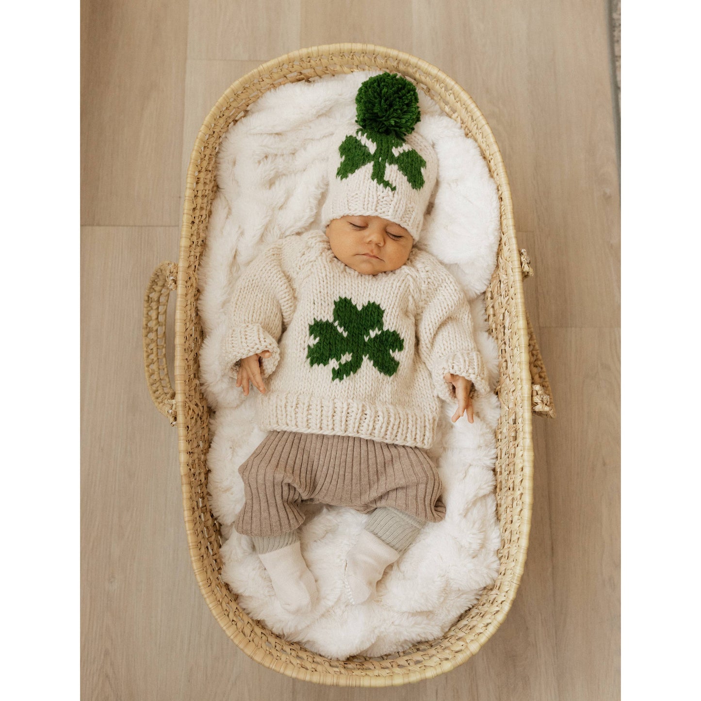 Huggalugs - Shamrock Crew Neck Sweater Baby & Toddler