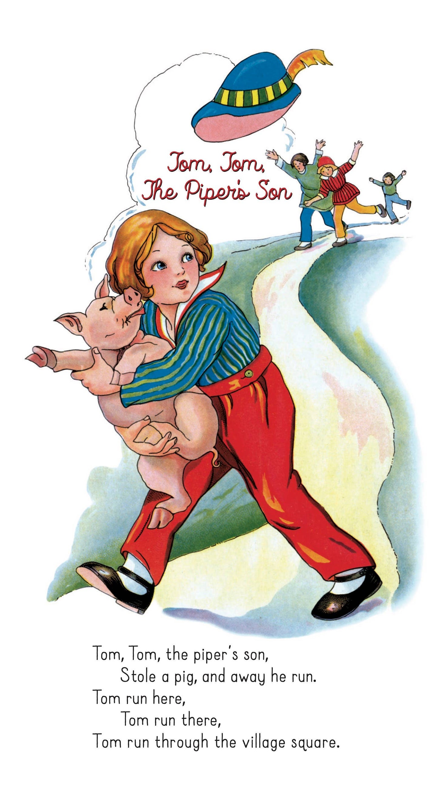 Laughing Elephant Books - Mother Goose -Children's Board Book - Vintage