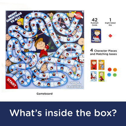AQUARIUS, GAMAGO, ICUP, & ROCK SAWS by NMR Brands - Peanuts Charlie Brown Christmas Board Game