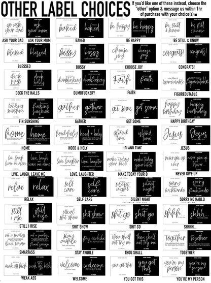 Gia Roma - Best Mom Ever Gifts, Mothers Day Candle Gift Sets, Funny Mom: Best Mom-White / Black Pepper +