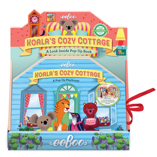 eeBoo - Koala Cozy Cottage Book Assortment