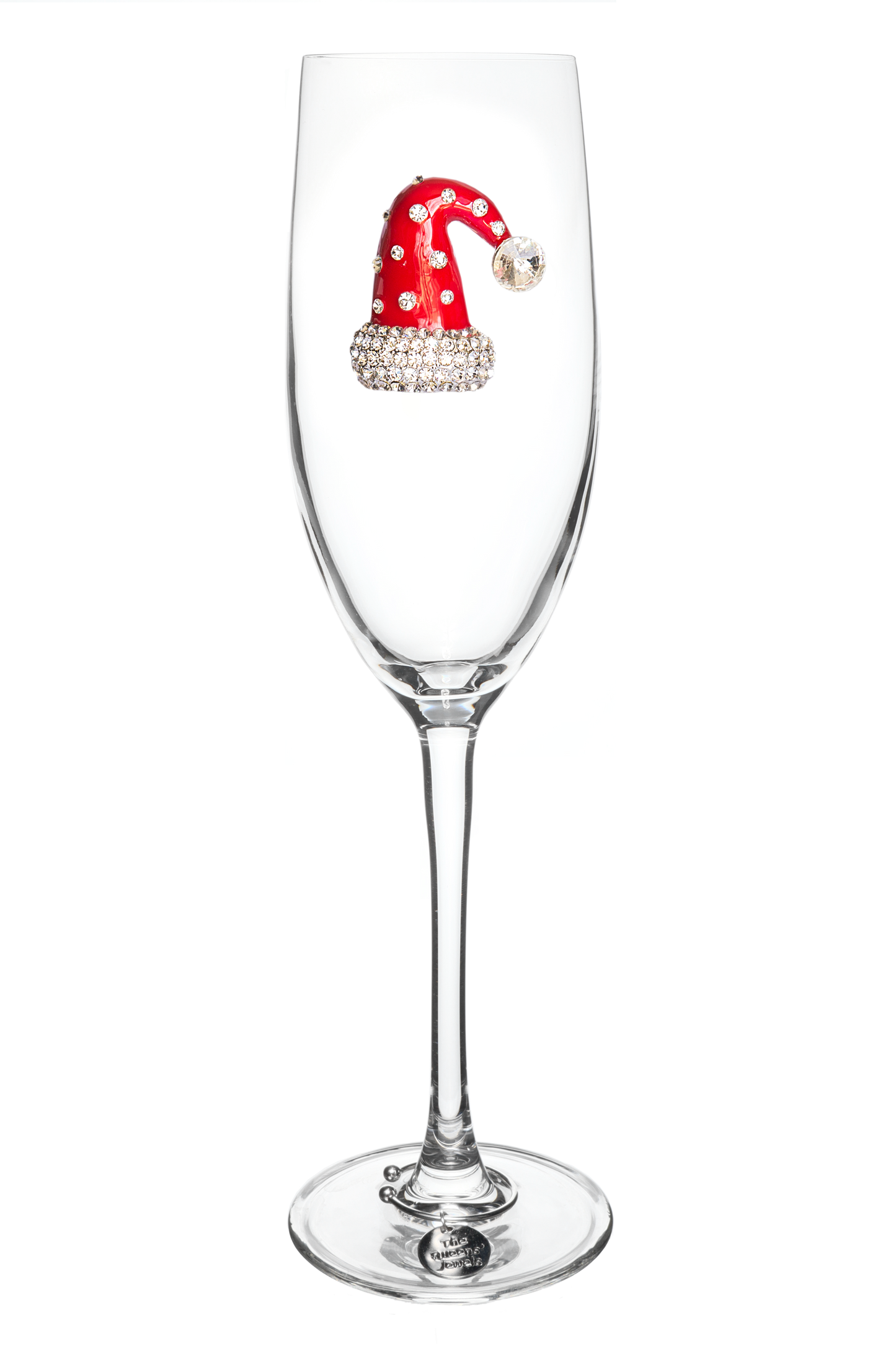 The Queens' Jewels® - Christmas Hat Jeweled Champagne Flute
