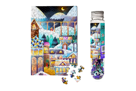 Micro Puzzles - Alpine Village Holiday Mini Puzzle Stocking Stuffer Gift