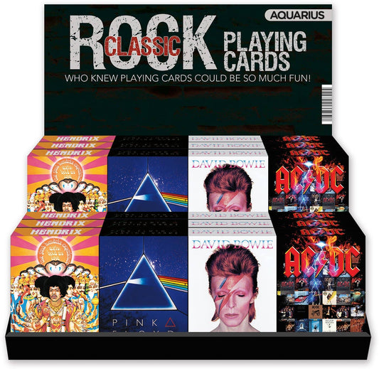 AQUARIUS, GAMAGO, ICUP, & ROCK SAWS by NMR Brands - 24 Playing Cards Pre-Pack - Rock (4 Titles x 6)