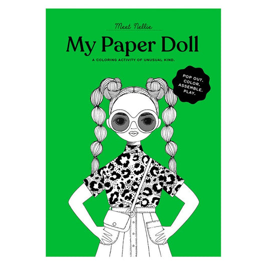 Of Unusual Kind - NELLIE COLORING PAPER DOLL KIT