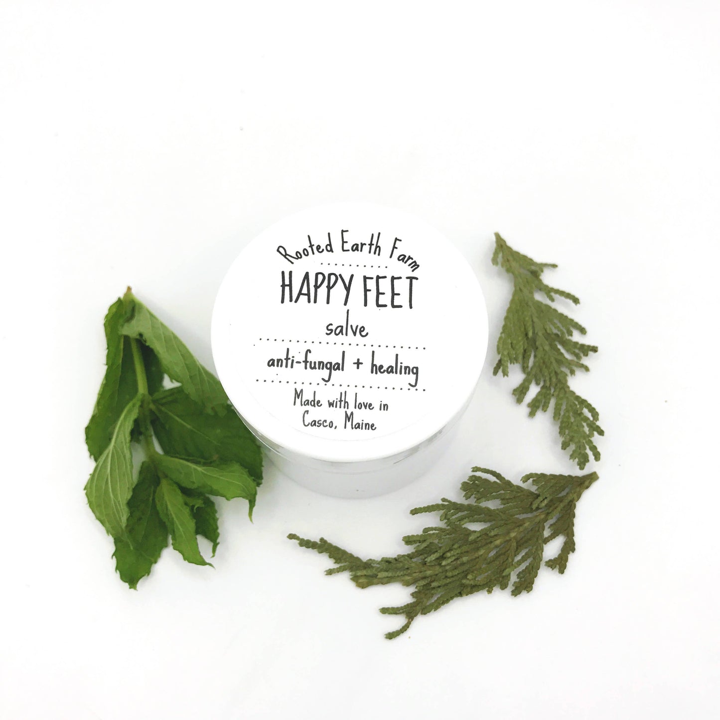 Rooted Earth Farm + Apothecary - Happy Feet Salve - 3 Size Options