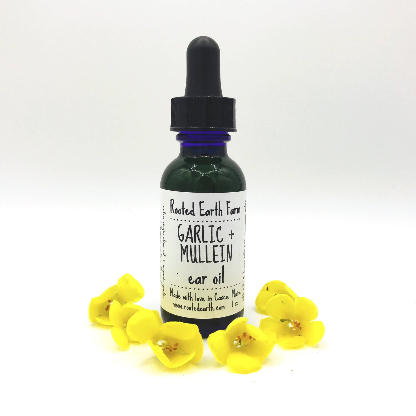 Rooted Earth Farm + Apothecary - Garlic and Mullein Ear Oil