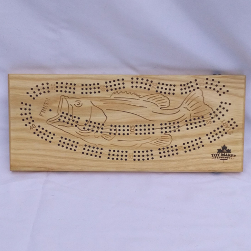 Toy Maker of Lunenburg - Fish Cribbage Board