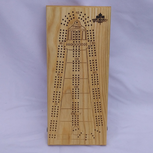 Toy Maker of Lunenburg - Lighthouse Cribbage Board