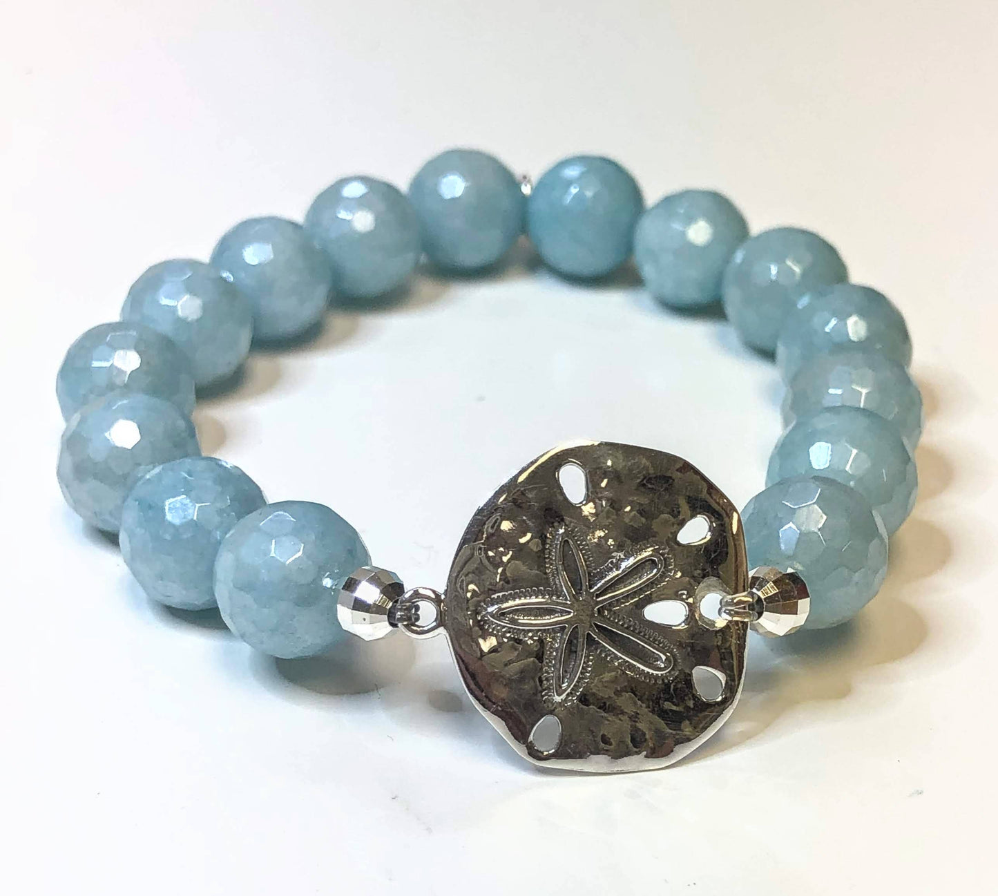 Fishgirl Designs - Sterling Silver Sand Dollar Bracelet