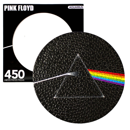 AQUARIUS, GAMAGO, ICUP, & ROCK SAWS by NMR Brands - Pink Floyd Dark Side 450 Piece Picture Disc Jigsaw Puzzle
