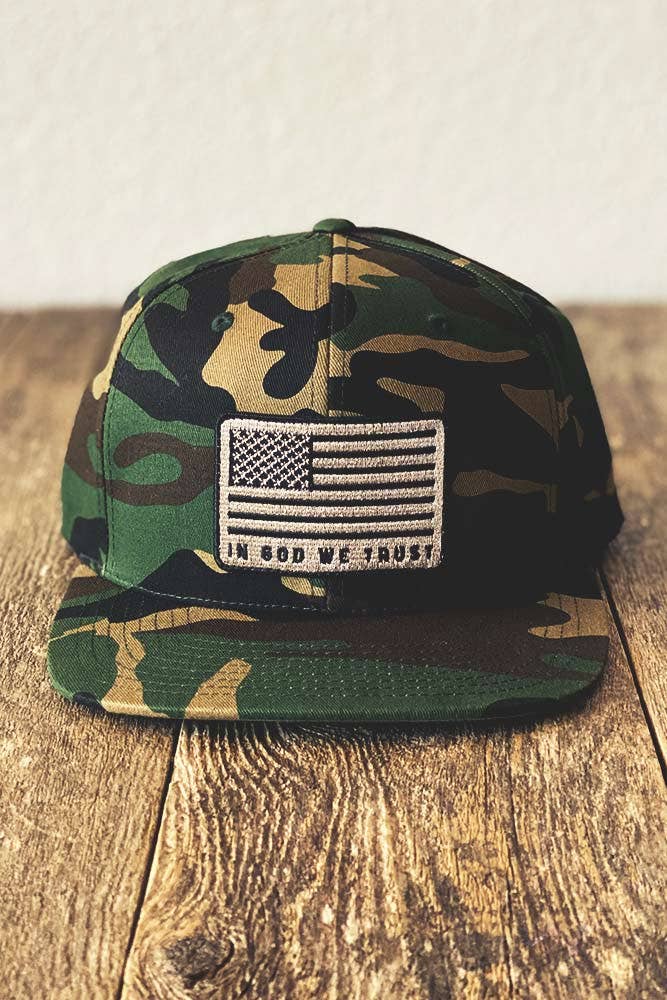 Hope Outfitters - God We Trust Camo Hat